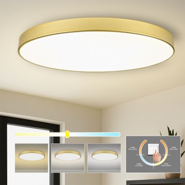 Brilagi - stropna LED svetilka POOL LED/180W/230V 3000/4000/6000K, premer 120 cm, zlata