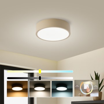 Brilagi - stropna LED svetilka POOL LED/18W/230V 3000/4000/6000K Ø 20 cm bež