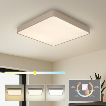 Brilagi - stropna LED svetilka POOL SQUARE LED/48W/230V 3000/4000/6000K 50x50 cm bež