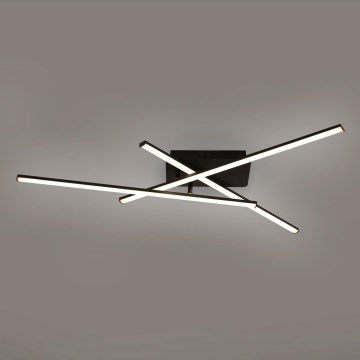 Brilagi - stropna LED svetilka STRIPES, 30 W, 230 V, 51x78 cm, črna