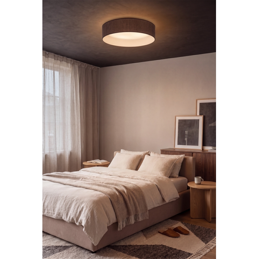 Brilagi - Stropna LED svetilka VELVET SIMPLE LED/36W/230V 3000K premer 55 cm rjava