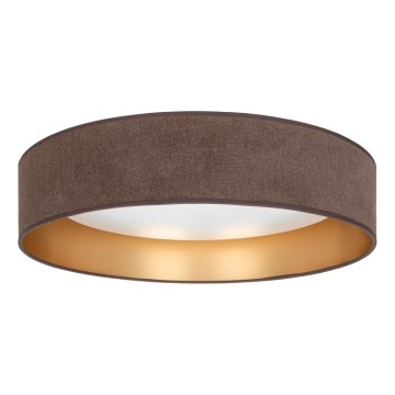 Brilagi - Stropna LED svetilka VELVET SIMPLE LED/36W/230V 3000K Ø 55 cm rjava/zlata
