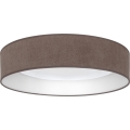 Brilagi - stropna LED svetilka VELVET SMARTIX STARS z možnostjo zatemnitve LED/24W/230V 3000-6000K premer 45 cm rjava Wi-Fi Tuya Beacon + daljinski upravljalnik