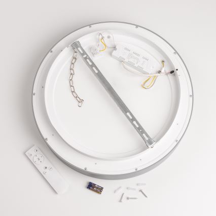 Brilagi - LED stropna svetilka FALCON LED/40W/230V 3000-6500K premer 45 cm siva s funkcijo zatemnitve + daljinski upravljalnik