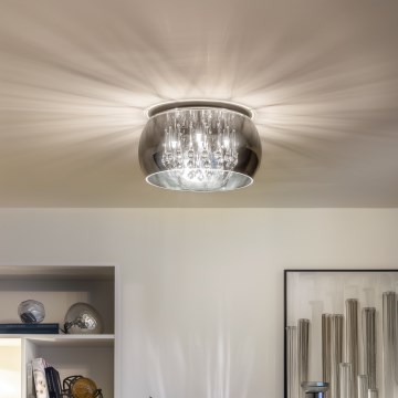 Brilagi - stropna LED svetilka za kopalnico s senzorjem VESTAS LED/45W/230V premer 48 cm 3000K IP54