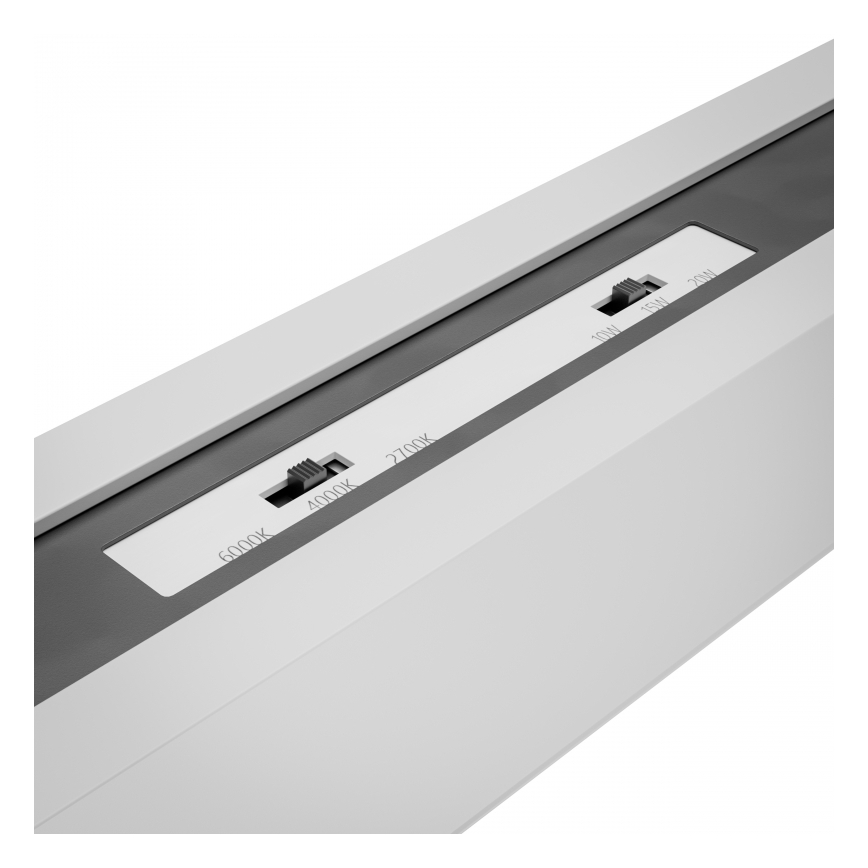 Brilagi - LED stropna nadgradna svetilka FULLDAY LED/10/15/20W/230V 2700/4000/6000K 60 cm UGR19 bela