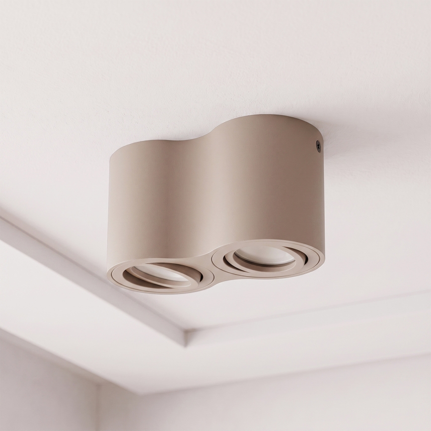 BRILAGI - Stropna smerna svetilka MIA DOUBLE 2xGU10/30W/230V bež