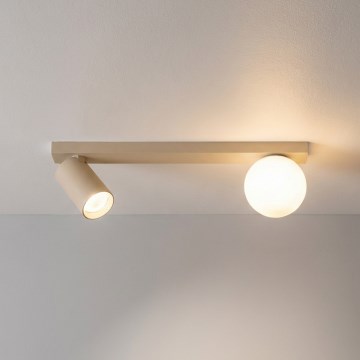 Brilagi - Stropna smerna svetilka SELE BALL 1xGU10/30W/230V + 1xG9/10W bež