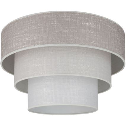Brilagi - Stropna svetilka ALASKA LUNETA 1xE27/15W/230V pr. 45 cm siva/krem barva