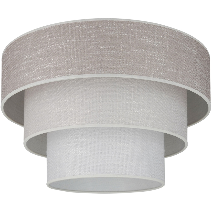 Brilagi - Stropna svetilka ALASKA LUNETA 1xE27/15W/230V pr. 45 cm siva/krem barva