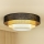Brilagi - Stropna svetilka ASPEN LUNETA LED/12W/230V pr. 60 cm 3000K/4000K/6400K črna/bež/krem barva