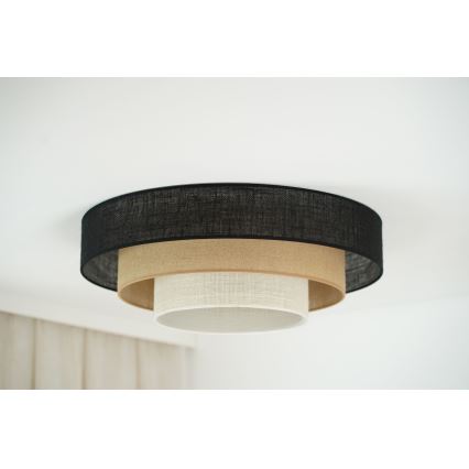 Brilagi - Stropna svetilka ASPEN LUNETA LED/12W/230V pr. 60 cm 3000K/4000K/6400K črna/bež/krem barva