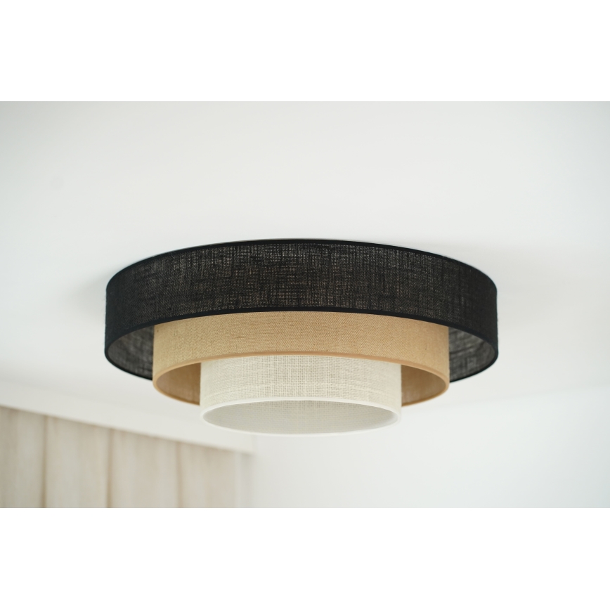 Brilagi - Stropna svetilka ASPEN LUNETA LED/12W/230V pr. 60 cm 3000K/4000K/6400K črna/bež/krem barva