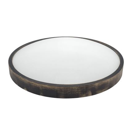 Brilagi - Stropna svetilka CARVALHO SLIM SMOKEY 3xE27/60W/230V, hrast, premer 47,5 cm