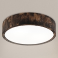 Brilagi - Stropna svetilka CARVALHO SMOKEY 2xE27/60W/230V, hrast, premer 37,5 cm