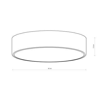 Brilagi - Stropna svetilka CLARE 3xE27/24W/230V, premer 40 cm, khaki