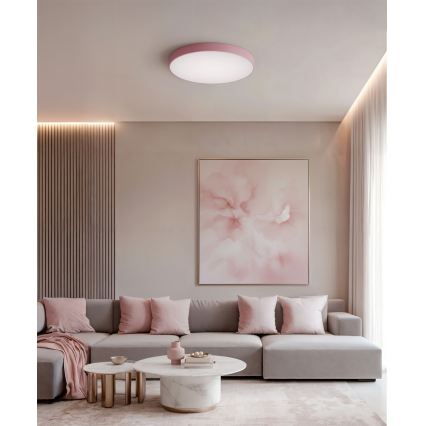 Brilagi - Stropna svetilka CLARE 4xE27/24W/230V, premer 50 cm, rožnata