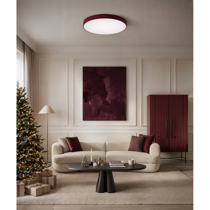 Brilagi - Stropna svetilka CLARE 4xE27/40W/230V, premer 50 cm, bordo