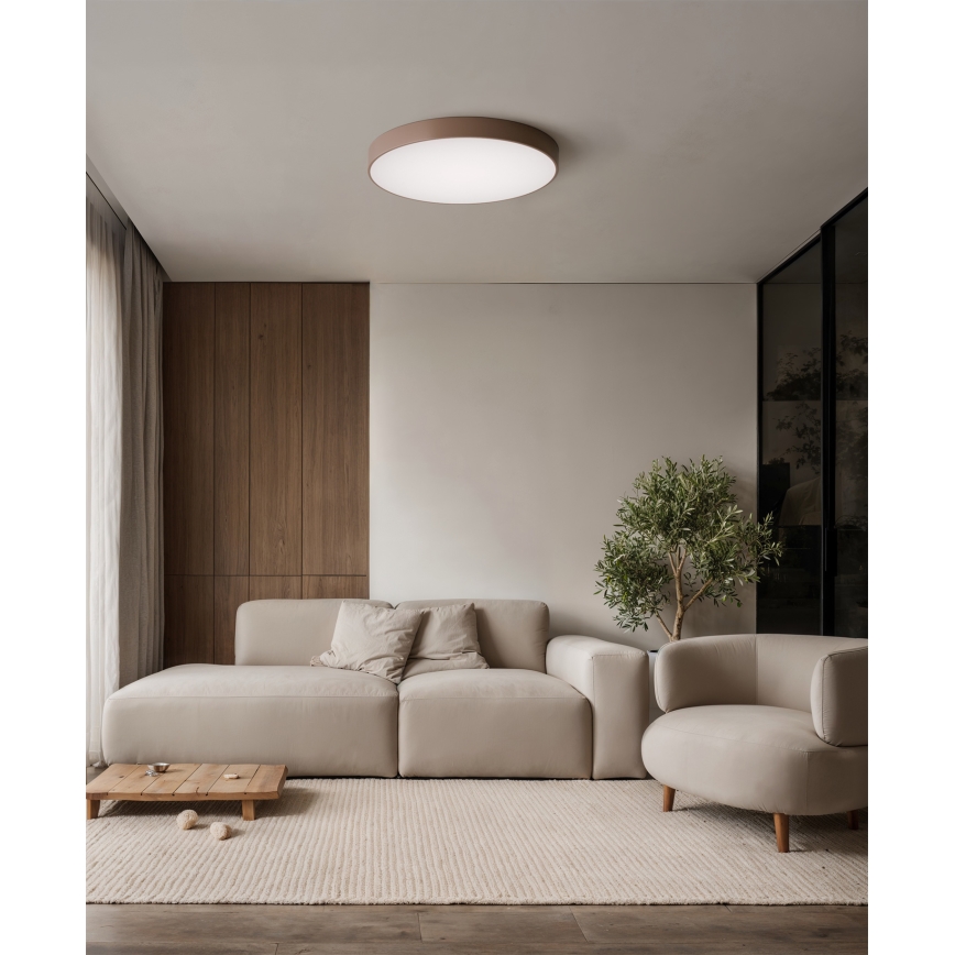 BRILAGI - Stropna svetilka CLARE 4xE27/40W/230V Ø 50 cm rjava