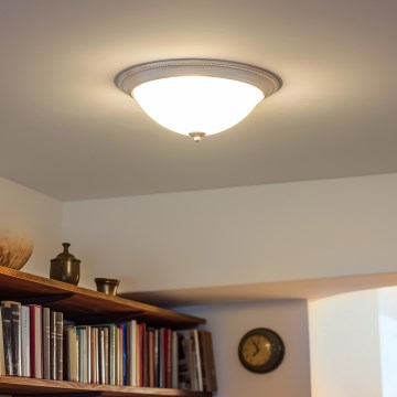 Brilagi - Stropna svetilka CLASSIC 3xE27/60W/230V krem barva/patina