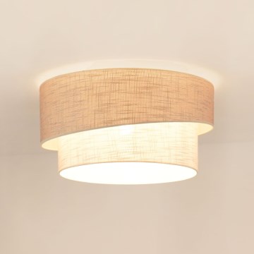 Brilagi - Stropna svetilka DOVER SHINE 1xE27/15W/230V pr. 50 cm siva/krem barva