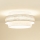 Brilagi - Stropna svetilka DOVER SPACE LED/12W/230V pr. 50 cm 3000K/4000K/6400K siva/krem barva