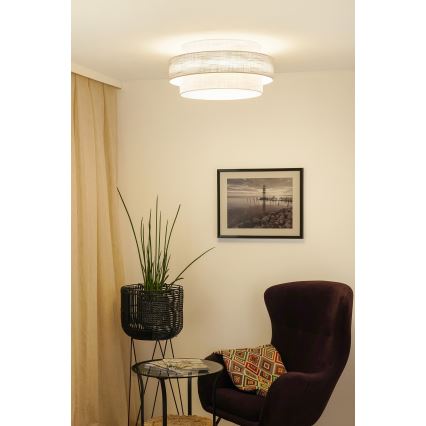 Brilagi - Stropna svetilka DOVER SPACE LED/12W/230V pr. 50 cm 3000K/4000K/6400K siva/krem barva