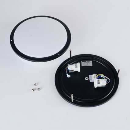 Brilagi - Stropna svetilka ELARO 2xE27/40W/230V premer 26 cm črna