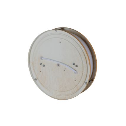 Brilagi - stropna svetilka ELARO 2xE27/40W/230V, premer 26 cm, lesni dekor