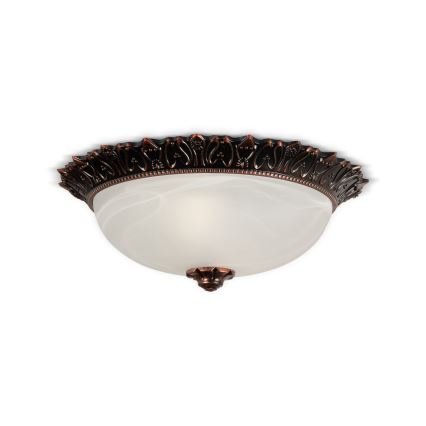 Brilagi - stropna svetilka FRESCO, 2x E27/40W/230V, Ø 30 cm, bronasta