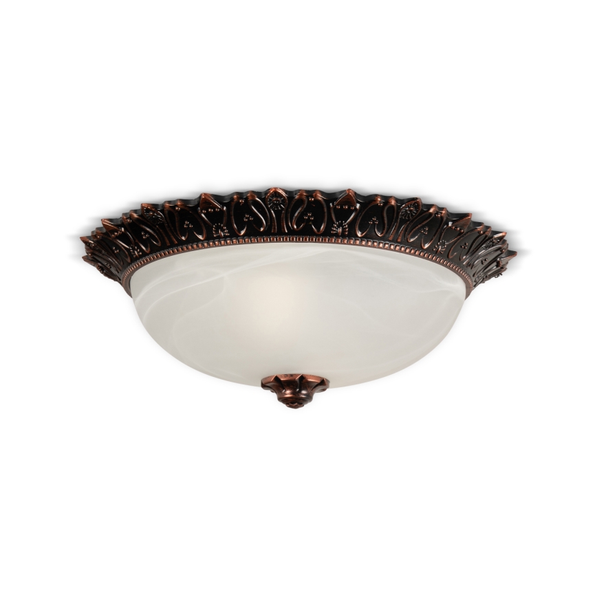 Brilagi - stropna svetilka FRESCO, 2x E27/40W/230V, Ø 30 cm, bronasta