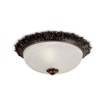 Brilagi - stropna svetilka FRESCO, 2x E27/40W/230V, Ø 30 cm, bronasta