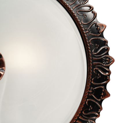 Brilagi - stropna svetilka FRESCO, 2x E27/40W/230V, Ø 30 cm, bronasta