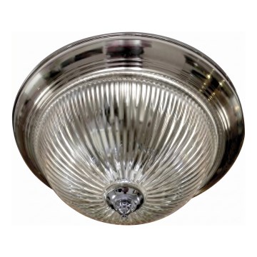 Brilagi - Stropna svetilka FRESCO 2xE27/40W/230V, premer 28 cm, sijajni krom