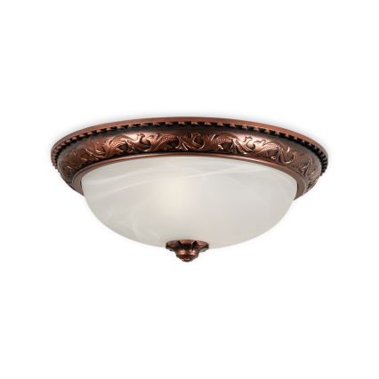 Brilagi - Stropna svetilka FRESCO, 2xE27/40W/230V, premer 30 cm, bakrena