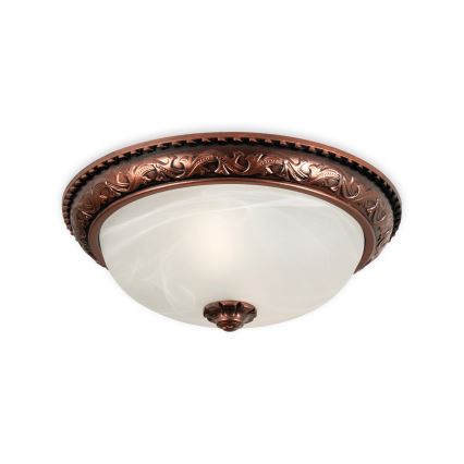 Brilagi - Stropna svetilka FRESCO, 2xE27/40W/230V, premer 30 cm, bakrena