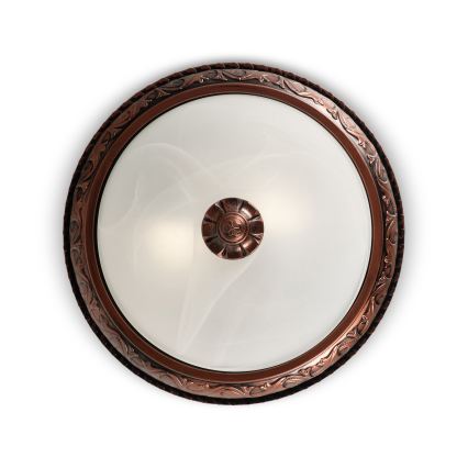 Brilagi - Stropna svetilka FRESCO, 2xE27/40W/230V, premer 30 cm, bakrena