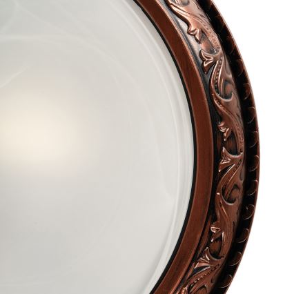 Brilagi - Stropna svetilka FRESCO, 2xE27/40W/230V, premer 30 cm, bakrena
