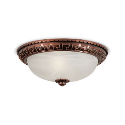 Brilagi - Stropna svetilka FRESCO 2xE27/40W/230V premer 30 cm bakrena
