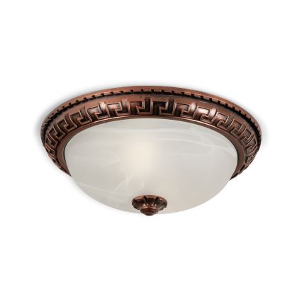 Brilagi - Stropna svetilka FRESCO 2xE27/40W/230V premer 30 cm bakrena