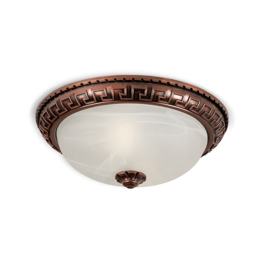 Brilagi - Stropna svetilka FRESCO 2xE27/40W/230V premer 30 cm bakrena