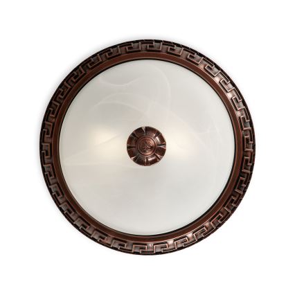Brilagi - Stropna svetilka FRESCO 2xE27/40W/230V premer 30 cm bakrena