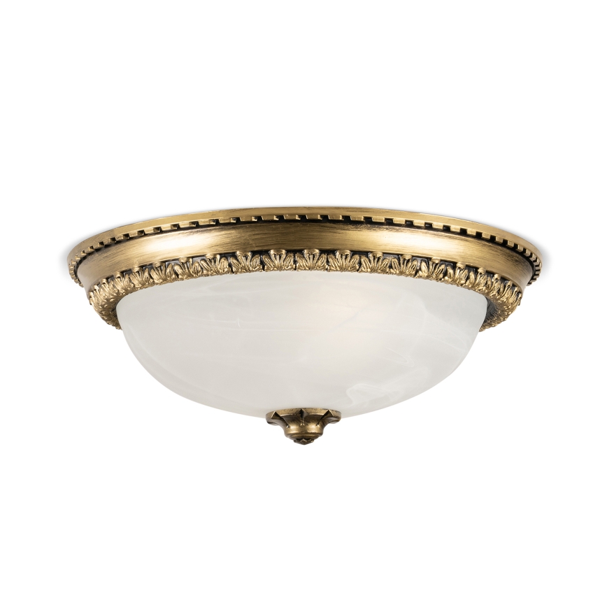 BRILAGI - Stropna svetilka FRESCO 2xE27/40W/230V, premer 30 cm, medenina