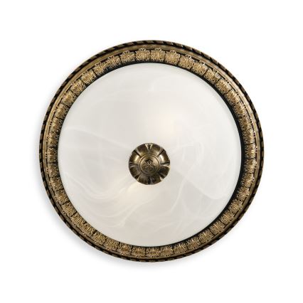 BRILAGI - Stropna svetilka FRESCO 2xE27/40W/230V, premer 30 cm, medenina