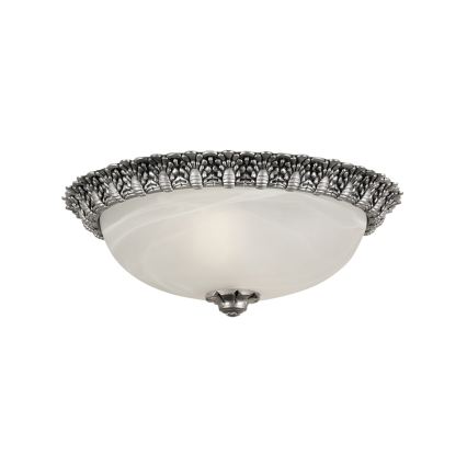 Brilagi - stropna svetilka FRESCO 2xE27/40W/230V premer 30 cm srebrna
