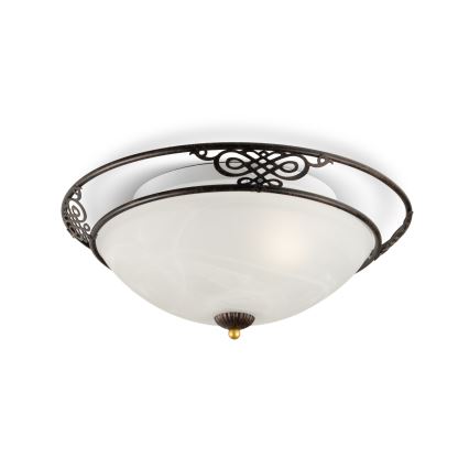 BRILAGI - Stropna svetilka FRESCO 2xE27/40W/230V Ø 43 cm rjava