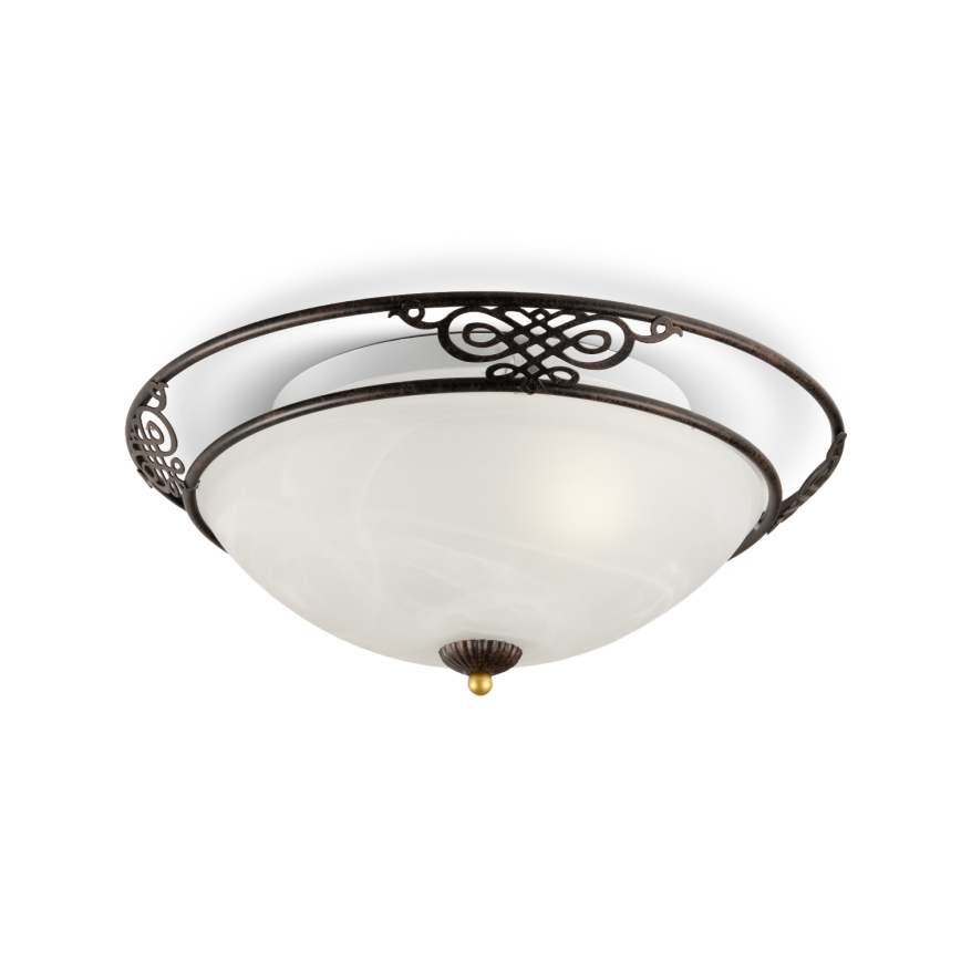 BRILAGI - Stropna svetilka FRESCO 2xE27/40W/230V Ø 43 cm rjava