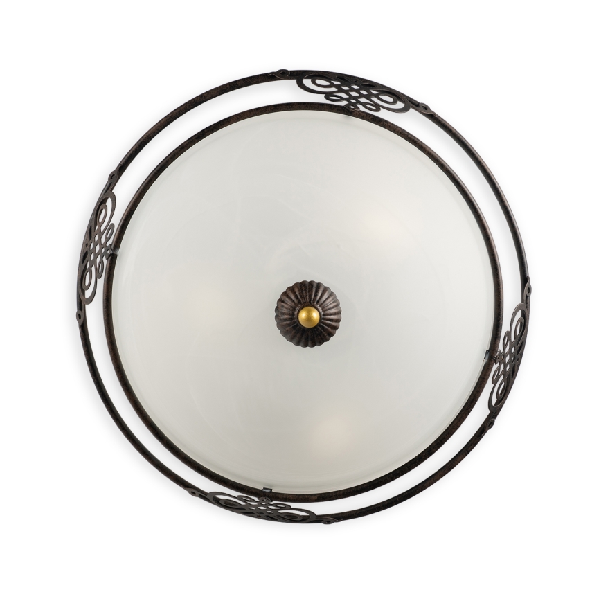 BRILAGI - Stropna svetilka FRESCO 2xE27/40W/230V Ø 43 cm rjava