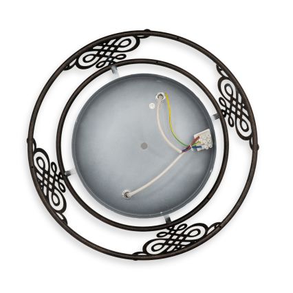 BRILAGI - Stropna svetilka FRESCO 2xE27/40W/230V Ø 43 cm rjava