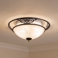 BRILAGI - Stropna svetilka FRESCO 3xE27/40W/230V premer 48 cm rjava